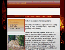 Tablet Screenshot of kominkowe.net